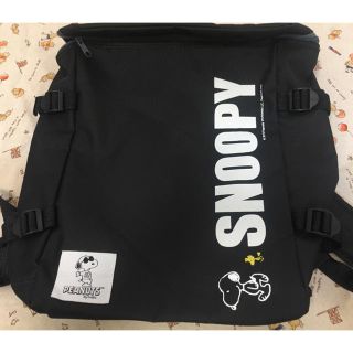 スヌーピー(SNOOPY)の【pepechama様専用】最終値下げ！スヌーピー☆黒リュック💕(リュック/バックパック)