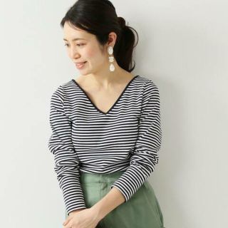 【新品タグ付】AURALEE*IENA 別注VネックTシャツ