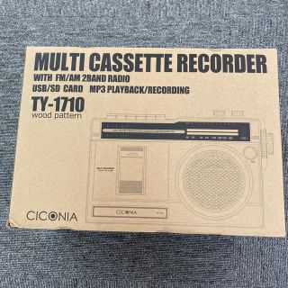 CICONIA マルチカセットレコーダー ＴＹ－１７１０(ラジオ)