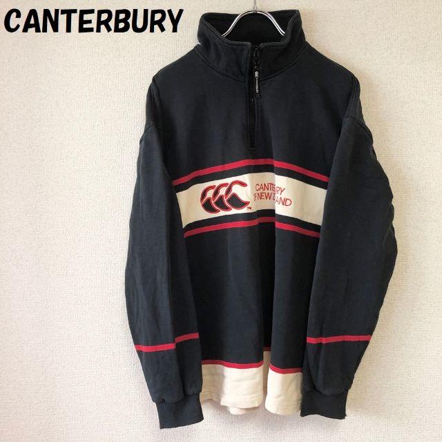 CANTERBURY(カンタベリー)の【人気】カンタベリー ハーフジップ トレーナー スウェット サイズM メンズのトップス(スウェット)の商品写真