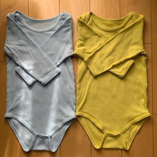 ユニクロ(UNIQLO)のUNIQLO  ロンパース　2枚組　中古(下着)