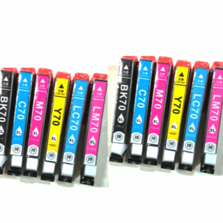 ⭐エプソン (EPSON) IC6CL70L 互換インク【６色X２セット】 ⭐(その他)