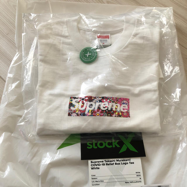 supreme シュプリーム 村上隆 box  logo tee M