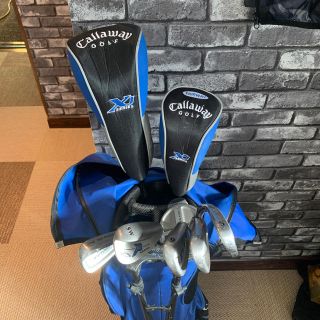 キャロウェイゴルフ(Callaway Golf)のジュニア用ゴルフクラブセットキャリーバック付き(クラブ)