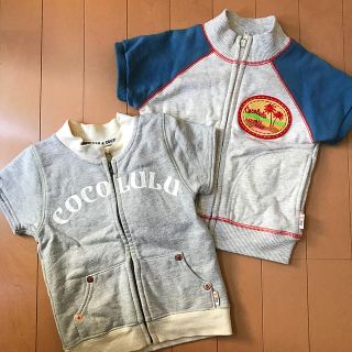 ベビルル(COCOLULU Baby)のCOCOLULU BABY☆一歳☆80〜90☆半袖パーカー☆まとめ売り☆上着(Ｔシャツ)