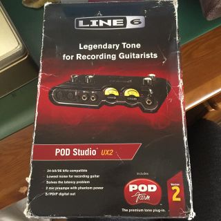 新品未使用 Line6 POD Studio UX2 インターフェイス ギター用(オーディオインターフェイス)