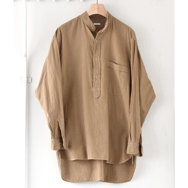 20ss/新品】comoli ベタシャンプルオーバーシャツ サイズ1 カーキ