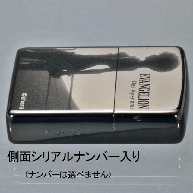 ZIPPO(ジッポー)の【送料込み】 ZIPPO/エヴァ新劇場版『レイ』ブラックチタン エンタメ/ホビーのアニメグッズ(その他)の商品写真