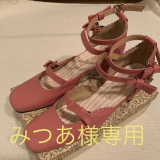 エミリーテンプルキュート(Emily Temple cute)の【みつあ様専用】エミリーテンプルキュート♡ストラップパンプス♡ピンク(ハイヒール/パンプス)