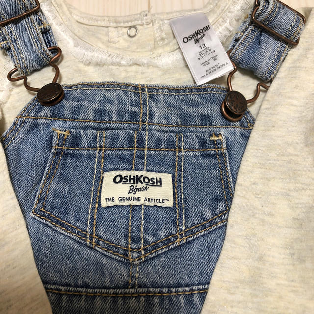 OshKosh(オシュコシュ)のRIAさま専用　OSHKOSH サロペット　12month キッズ/ベビー/マタニティのベビー服(~85cm)(ロンパース)の商品写真