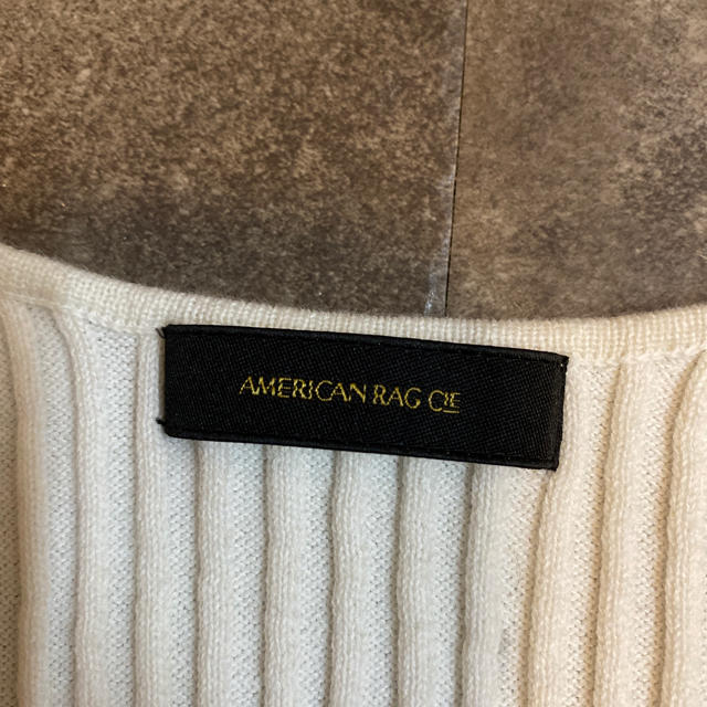 AMERICAN RAG CIE(アメリカンラグシー)の美品　アメリカンラグシー　リブニット レディースのトップス(ニット/セーター)の商品写真