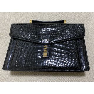 クロコダイル(Crocodile)の【S級最高ランク】✨スモールクロコセカンドバッグ✨ (長財布)