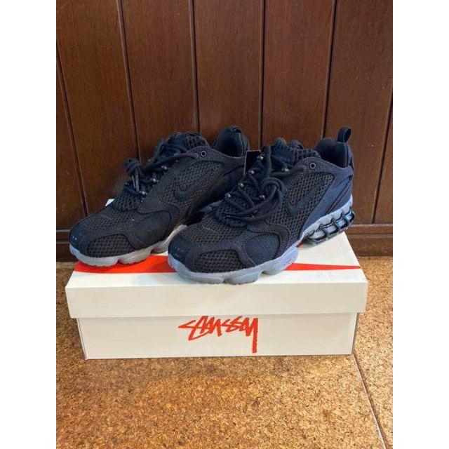 Stussy Nike Air Zoom Spiridon Black 26cm