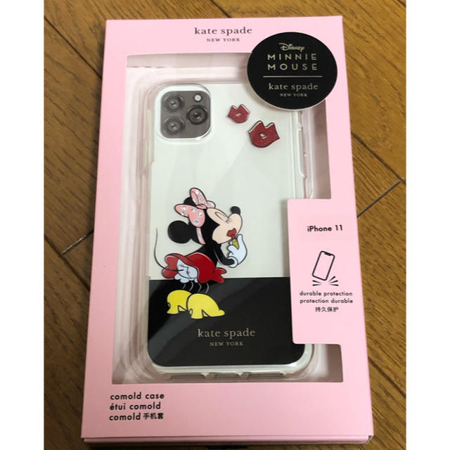 kate spade new york(ケイトスペードニューヨーク)の新品 ケイトスペード ミニーマウス iPhone11 ケース クリア スマホ/家電/カメラのスマホアクセサリー(iPhoneケース)の商品写真