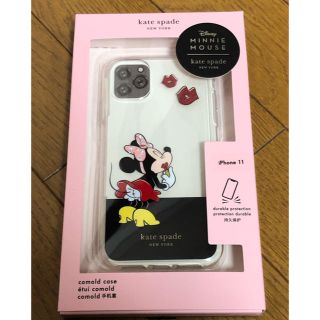 ケイトスペードニューヨーク(kate spade new york)の新品 ケイトスペード ミニーマウス iPhone11 ケース クリア(iPhoneケース)