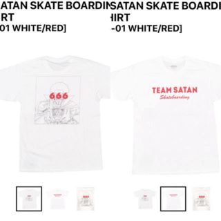 シックスシックスシックス(666)の【L】チームサタン TEAM SATAN SKATE BOARDING (Tシャツ/カットソー(半袖/袖なし))