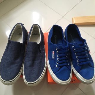 スペルガ(SUPERGA)のスペルガ　GAP  スニーカー　メンズ　二足売り(スニーカー)