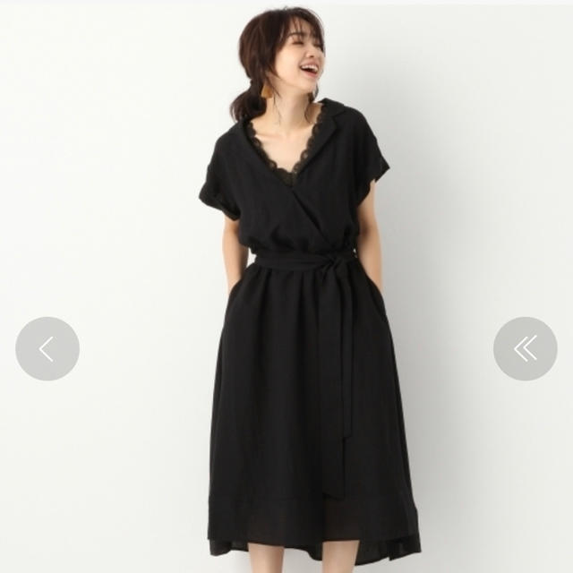 apart by lowrys(アパートバイローリーズ)の【美品】アパートバイ　ワンピース レディースのワンピース(ひざ丈ワンピース)の商品写真