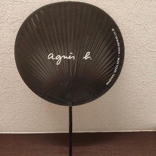 アニエスベー(agnes b.)のアニエスベー　団扇　黒(その他)