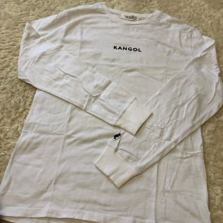 カンゴール(KANGOL)の最終安値！カンゴール ロンT 白 Mサイズ(Tシャツ/カットソー(七分/長袖))