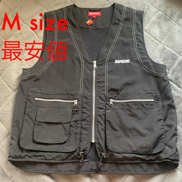 在庫NEW Supreme - supreme 19ss Nylon Cargo Vest Lの通販 by ミート ...