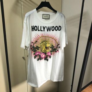 ITQ0KHYA7UE8 グッチ LOVED タイガー プリント Tシャツ L