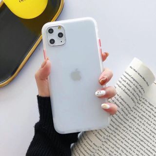 iPhone 11 スマホケース　シンプル　半透明　(iPhoneケース)