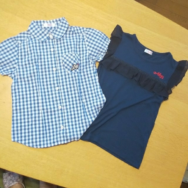 みーみ様専用 ４枚セット 女子半袖 アルジー140 150  キッズ/ベビー/マタニティのキッズ服女の子用(90cm~)(Tシャツ/カットソー)の商品写真