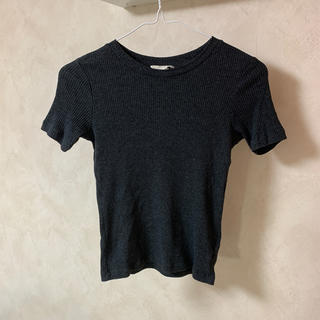 エイチアンドエム(H&M)のH&M Tシャツ　グレー　シャツ　半袖(Tシャツ(半袖/袖なし))