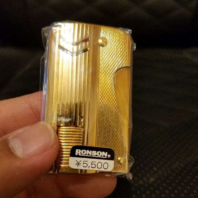 【激レア】Ronson ゴールド SQUEEZER Zippo メンズのファッション小物(タバコグッズ)の商品写真