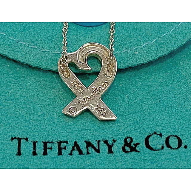 ティファニー　ネックレス　ラビングハート　925　Tiffany