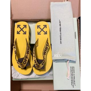 オフホワイト(OFF-WHITE)の新品 SS20【 OFF-WHITE 】FLIP FLOP 41 42 サンダル(サンダル)