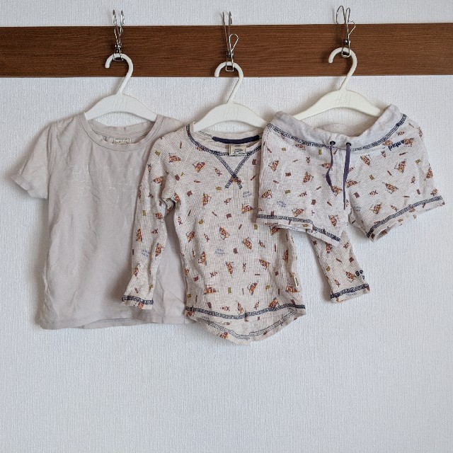 gelato pique(ジェラートピケ)のgelato pique　キッズルームウェア XXS キッズ/ベビー/マタニティのキッズ服女の子用(90cm~)(パジャマ)の商品写真