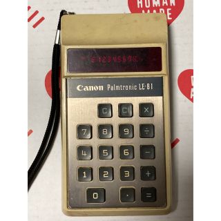 キヤノン(Canon)の昭和家電　Canon Palmtronic LE-81 稼働品　LED 電卓　①(その他)