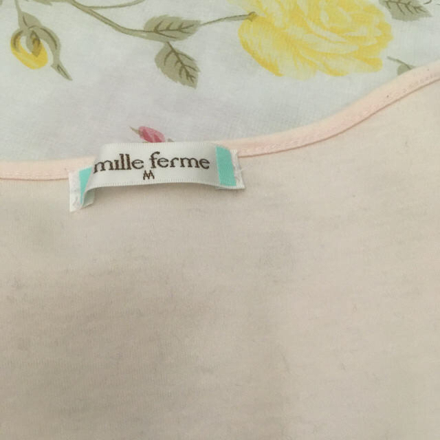 mille ferme(ミルフェルム)の専用出品　マタニティ　トップス　七分袖　薄ピンク キッズ/ベビー/マタニティのマタニティ(マタニティトップス)の商品写真