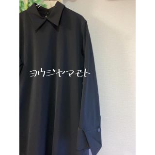 Yohji Yamamoto - ヨウジヤマモト ウールシワギャバワンピースの通販