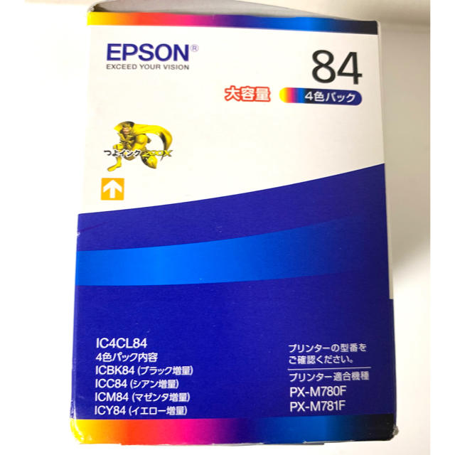 EPSON(エプソン)のエプソン 純正 インクカートリッジ IC4CL84 M780F M781F スマホ/家電/カメラのPC/タブレット(PC周辺機器)の商品写真