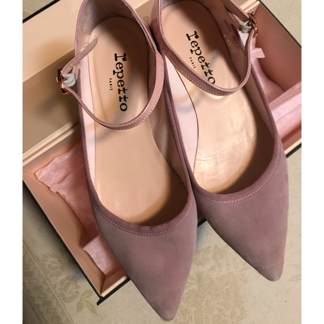 repetto - repetto CLEMENCE ストラップ スエード 37.5 レペットの通販