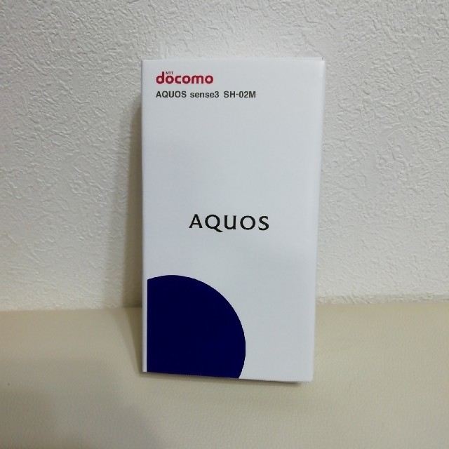 新品 AQUOS sense3 SH-02M SIMフリー　シルバーホワイト