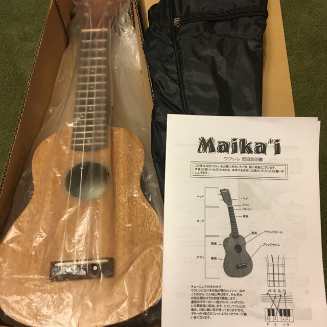 ウクレレ Maika'i製  MKU-1 専用ケース付き