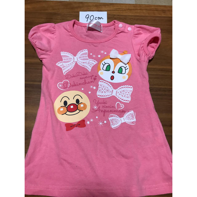 アンパンマン(アンパンマン)のアンパンマン　半袖　90㎝ キッズ/ベビー/マタニティのキッズ服女の子用(90cm~)(Tシャツ/カットソー)の商品写真