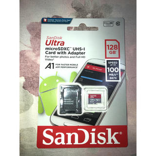 サンディスク(SanDisk)の新品未使用 SanDisk microSDXCカード 128GB(その他)