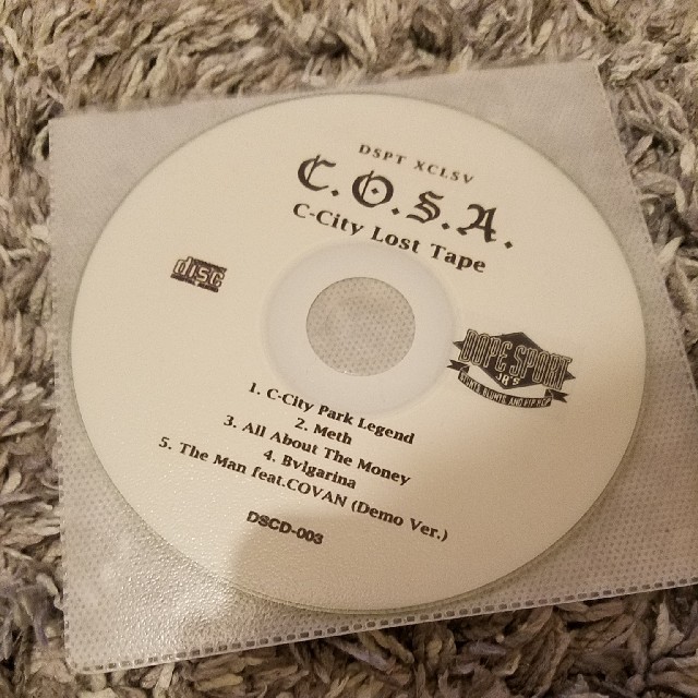 C.O.S.A CD Lost Tape 自主制作 エンタメ/ホビーのCD(ヒップホップ/ラップ)の商品写真