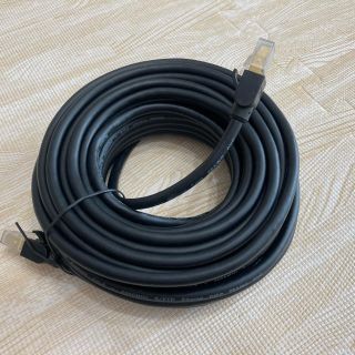 Jarvdarm LANケーブル CAT8 RJ45コネクタ 15m(PC周辺機器)