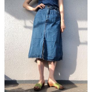 リーバイス(Levi's)の〜80s vintage デニムスカート(ロングスカート)