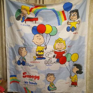 スヌーピー(SNOOPY)のスヌーピーシャワーカーテン(タオル/バス用品)