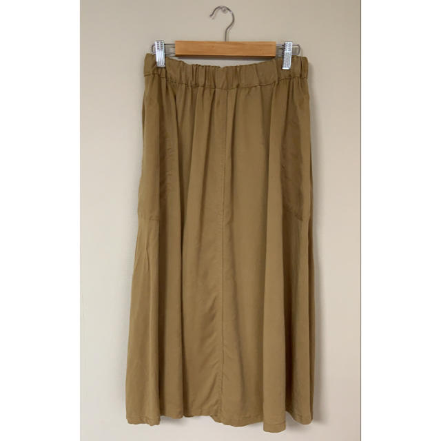 bulle de savon(ビュルデサボン)のビュルデサボン フレアスカート ベージュ フリーサイズ レディースのスカート(ひざ丈スカート)の商品写真