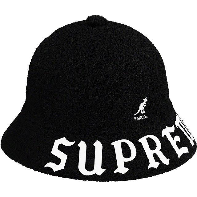 Supreme(シュプリーム)のgoro_s様専用Supreme Kangol Bermuda Hat 黒 XL メンズの帽子(ハット)の商品写真