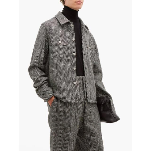 限定セール!】 M M M - 【新品】M M ヘリンボーン ジャケットの通販