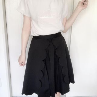 パメオポーズ(PAMEO POSE)のPAMEOPOSE プリーツスカート　CLOUD SKIRT(ひざ丈スカート)